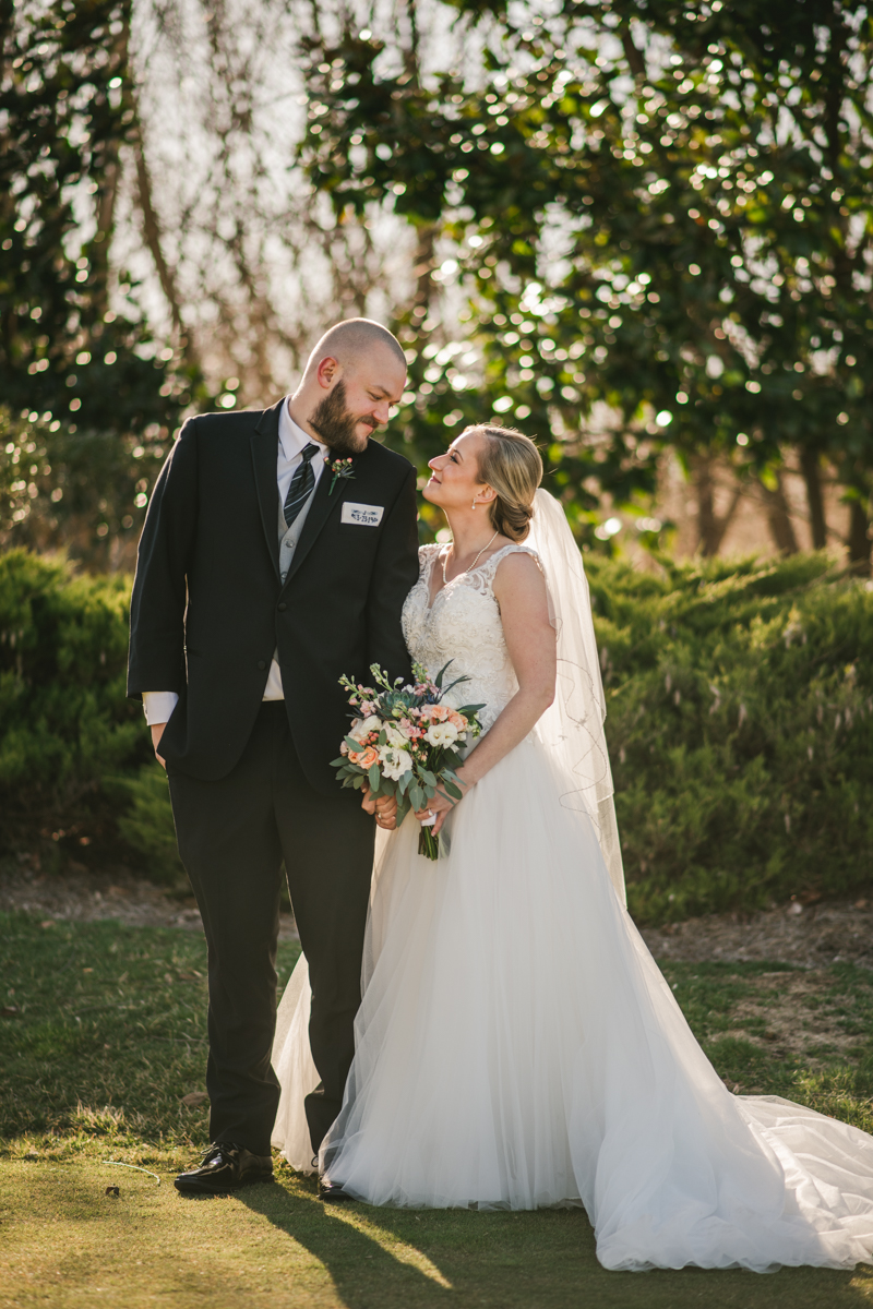 A gorgeous Spring wedding at Renditions Golf Course in Davidsonville, Maryland photographed by Britney Clause Photography a wedding photographer in Maryland