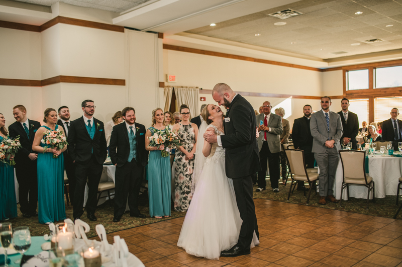 A gorgeous Spring wedding at Renditions Golf Course in Davidsonville, Maryland photographed by Britney Clause Photography a wedding photographer in Maryland