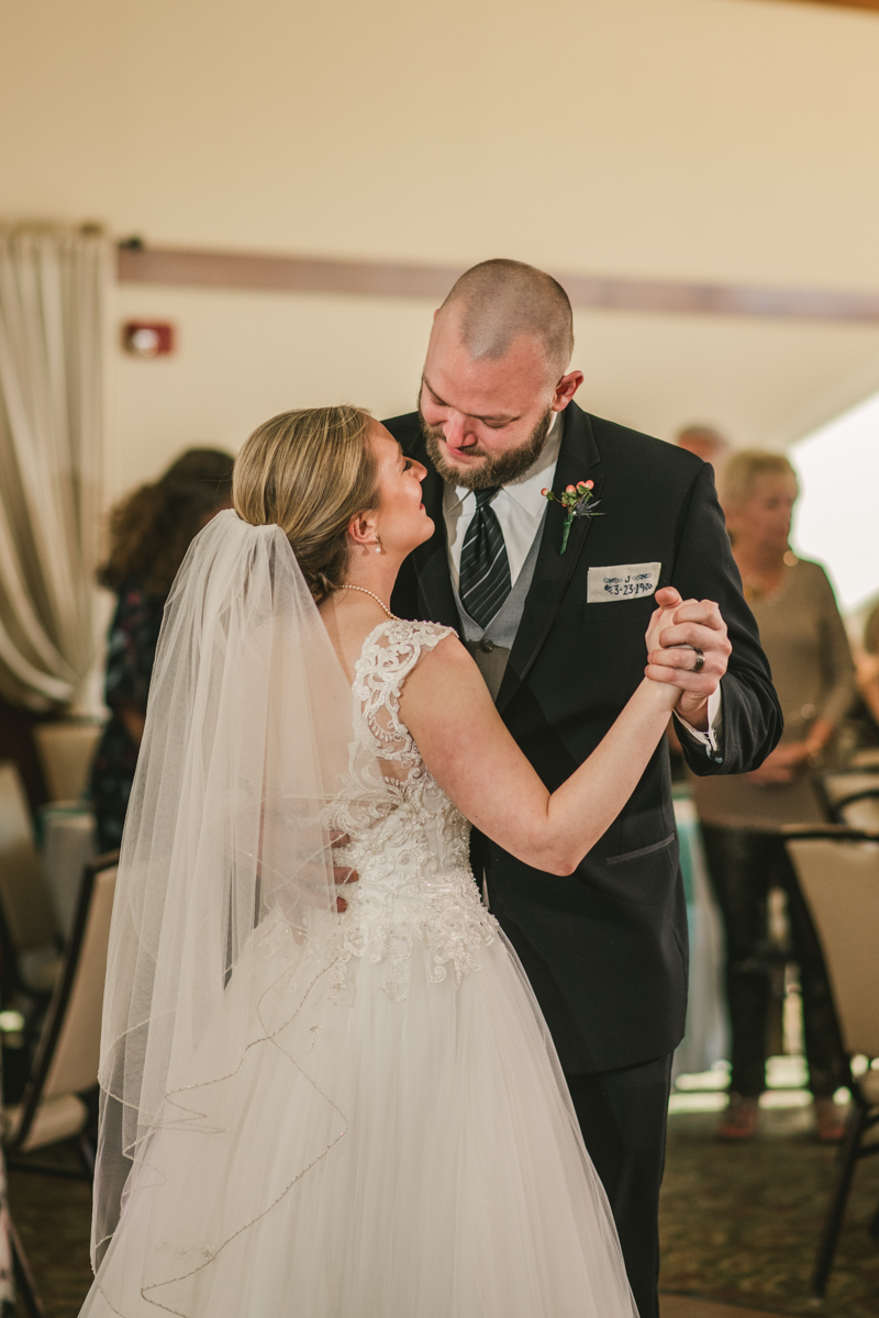 A gorgeous Spring wedding at Renditions Golf Course in Davidsonville, Maryland photographed by Britney Clause Photography a wedding photographer in Maryland