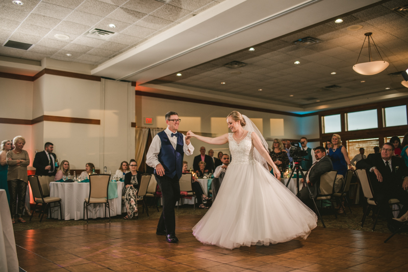 A gorgeous Spring wedding at Renditions Golf Course in Davidsonville, Maryland photographed by Britney Clause Photography a wedding photographer in Maryland