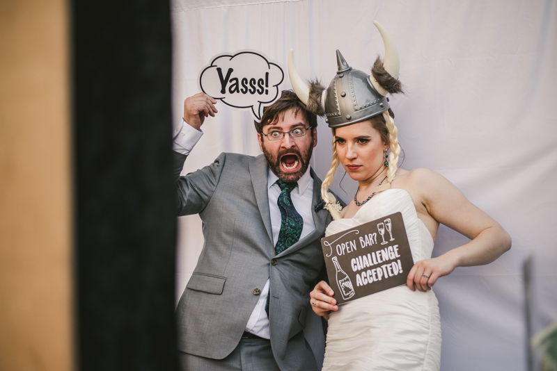 Industrial chic April wedding after party in Baltimore City at Union Mill Apartments by Britney Clause Photography