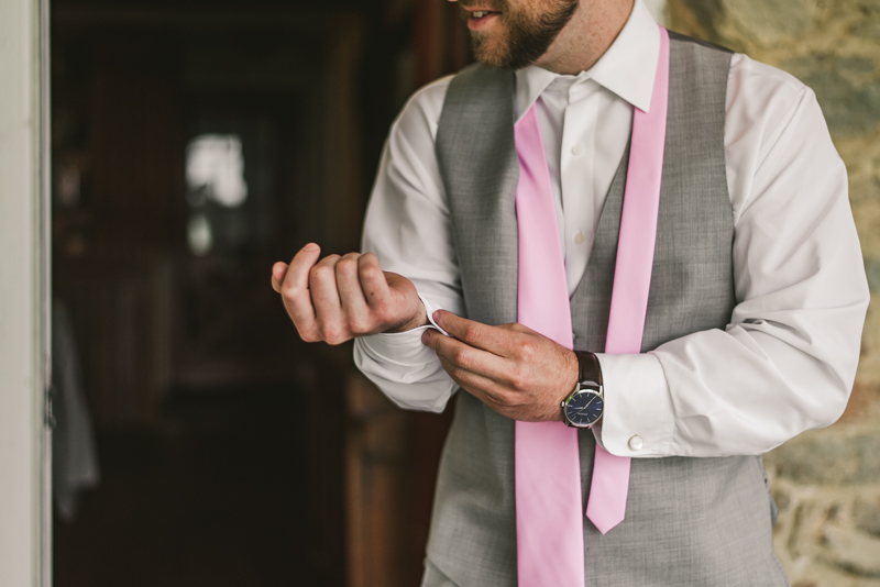 A beautiful stormy April wedding at Springfield Manor in Thurmont Maryland