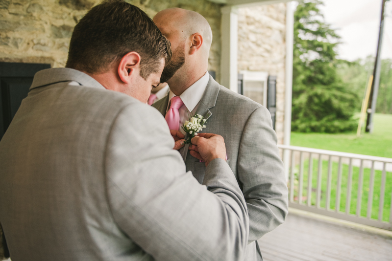 A beautiful stormy April wedding at Springfield Manor in Thurmont Maryland