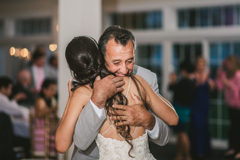 A beautiful stormy April wedding reception at Springfield Manor in Thurmont Maryland 