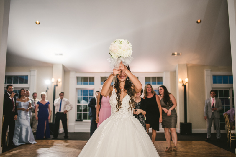 A beautiful stormy April wedding reception at Springfield Manor in Thurmont Maryland 