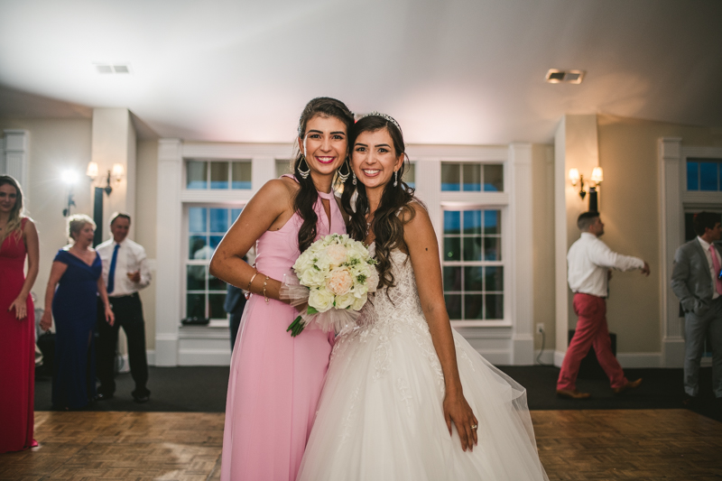 A beautiful stormy April wedding reception at Springfield Manor in Thurmont Maryland 