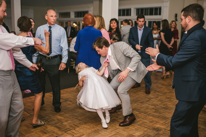 A beautiful stormy April wedding reception at Springfield Manor in Thurmont Maryland 