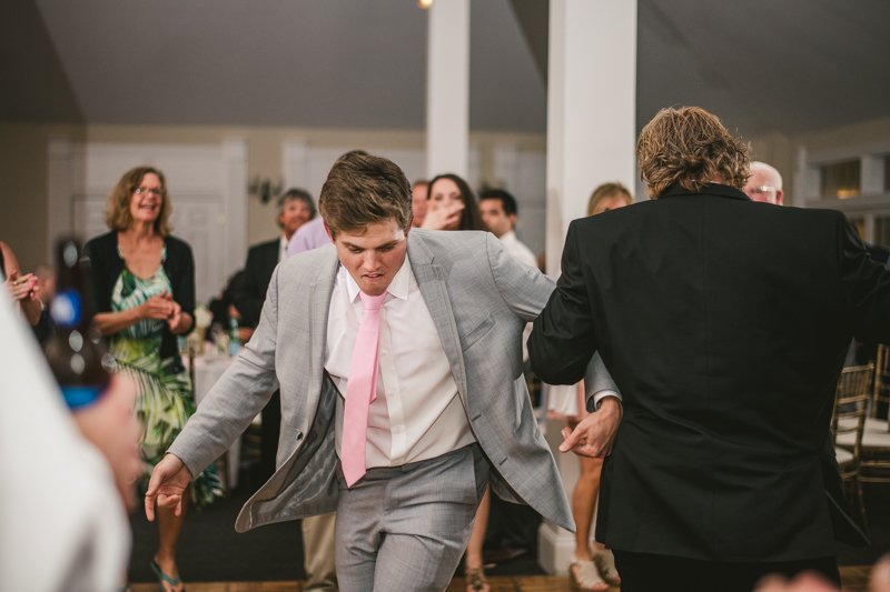 A beautiful stormy April wedding reception at Springfield Manor in Thurmont Maryland 