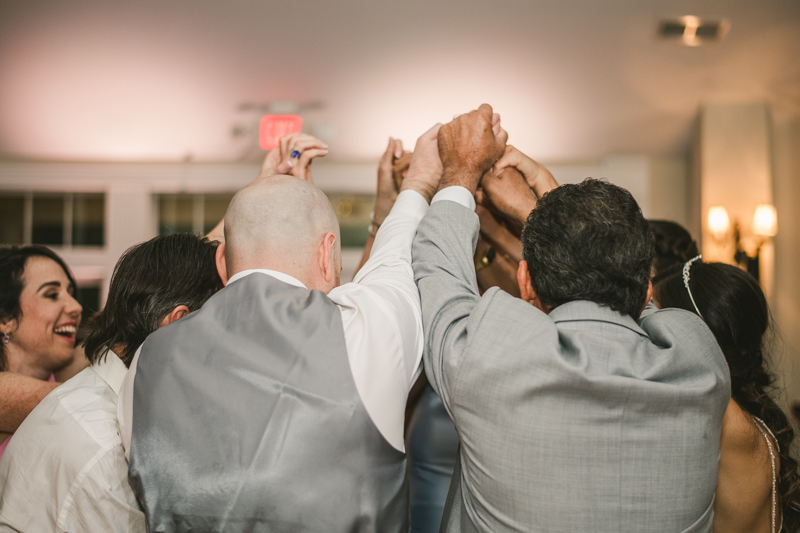 A beautiful stormy April wedding reception at Springfield Manor in Thurmont Maryland 