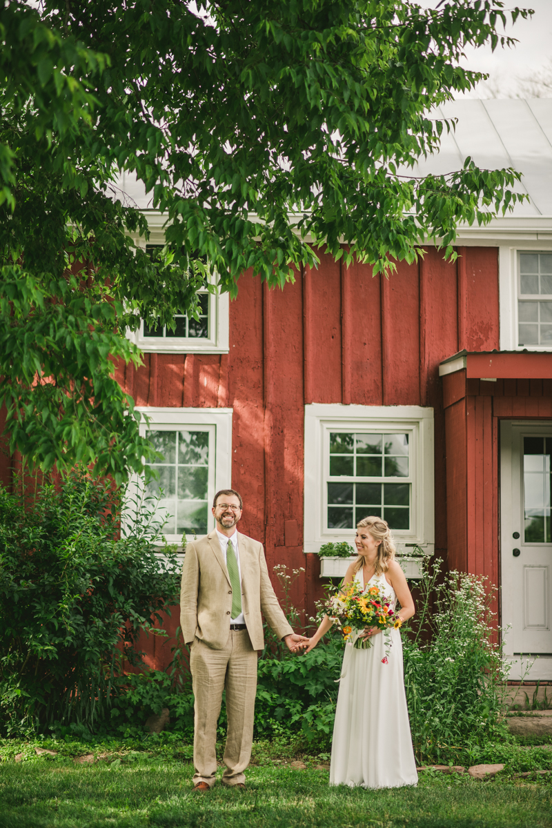 A gorgeous summer wedding at Rocklands Farm Winery in Poolesville, Maryland by Britney Clause Photography a husband and wife wedding photographer team in Maryland