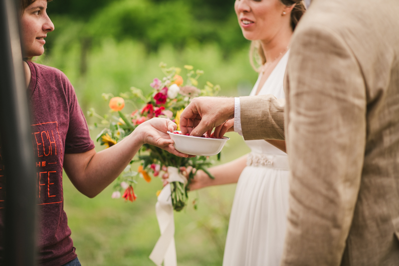 A gorgeous summer wedding at Rocklands Farm Winery in Poolesville, Maryland by Britney Clause Photography a husband and wife wedding photographer team in Maryland