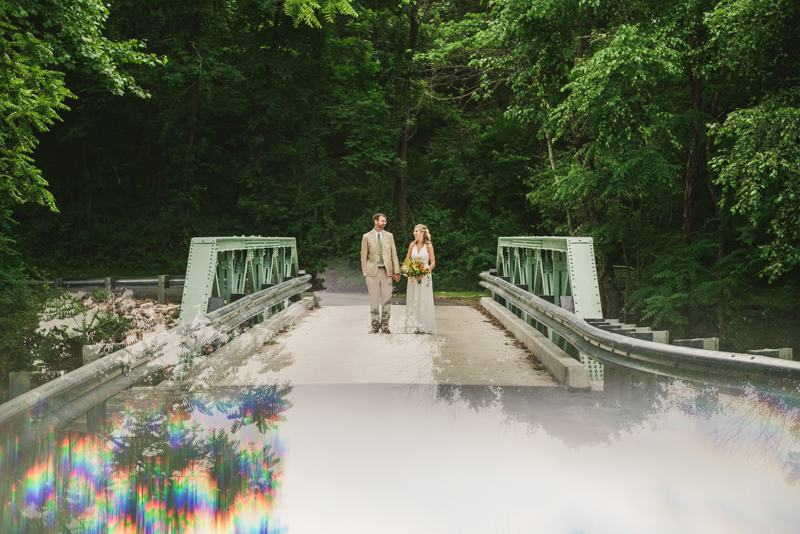 Gorgeous summer wedding bride and groom portraits at Rocklands Farm Winery in Poolesville, Maryland by Britney Clause Photography a husband and wife wedding photographer team in Maryland