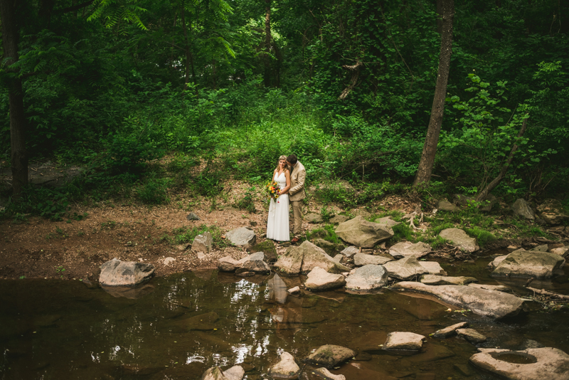 Gorgeous summer wedding bride and groom portraits at Rocklands Farm Winery in Poolesville, Maryland by Britney Clause Photography a husband and wife wedding photographer team in Maryland