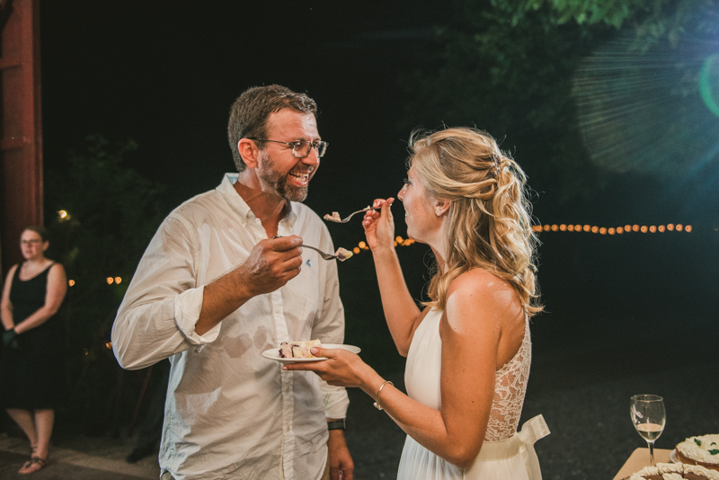 A gorgeous summer wedding at Rocklands Farm Winery in Poolesville, Maryland by Britney Clause Photography a husband and wife wedding photographer team in Maryland