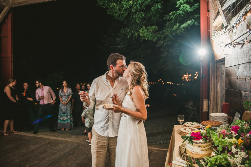 A gorgeous summer wedding at Rocklands Farm Winery in Poolesville, Maryland by Britney Clause Photography a husband and wife wedding photographer team in Maryland