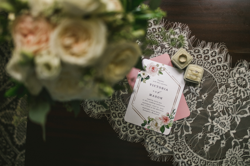 A beautiful July wedding stationery from Zazzle in Annapolis, by Britney Clause Photography, wedding photographers in Maryland