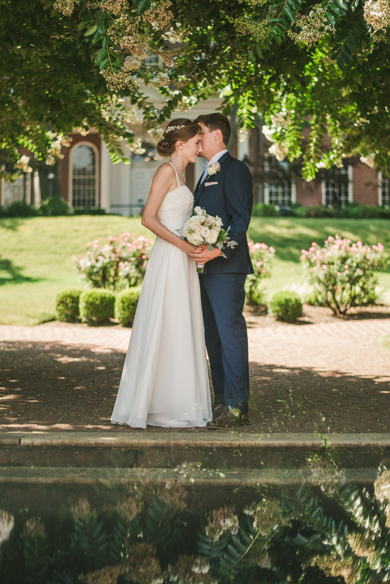 Summer wedding First Look in Downtown Annapolis by Britney Clause Photography, wedding photographers in Maryland