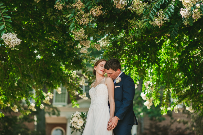 Summer wedding First Look in Downtown Annapolis by Britney Clause Photography, wedding photographers in Maryland