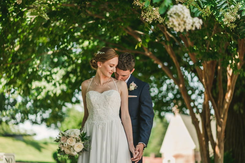 Summer wedding First Look in Downtown Annapolis by Britney Clause Photography, wedding photographers in Maryland