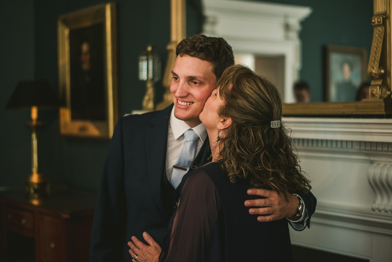 A July wedding ceremony at Historic Ogle Hall in Annapolis, by Britney Clause Photography, wedding photographers in Maryland