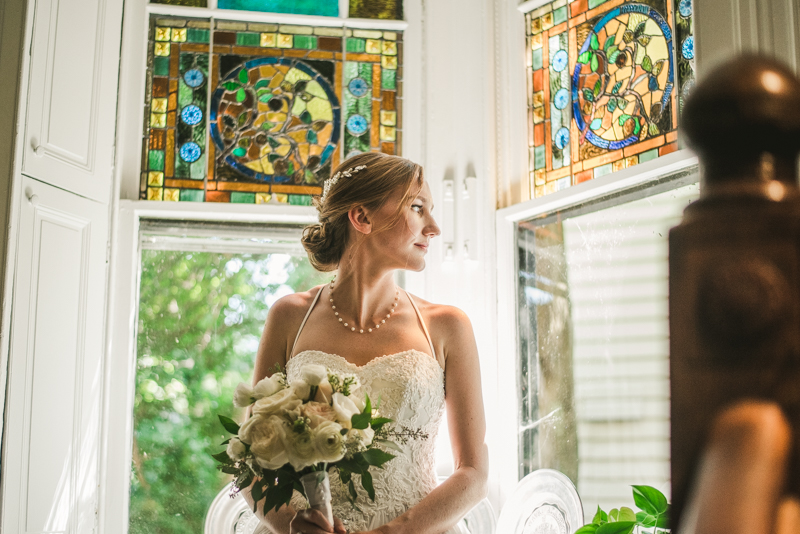 A July wedding ceremony at Historic Ogle Hall in Annapolis, by Britney Clause Photography, wedding photographers in Maryland