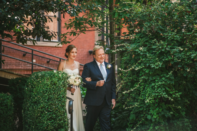 A July wedding ceremony at Historic Ogle Hall in Annapolis, by Britney Clause Photography, wedding photographers in Maryland