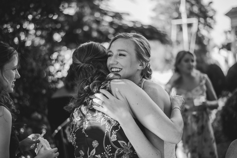 A July wedding ceremony at Historic Ogle Hall in Annapolis, by Britney Clause Photography, wedding photographers in Maryland