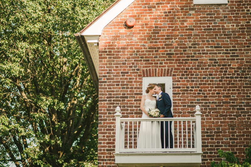 Summer wedding portraits at Historic Ogle Hall by Britney Clause Photography, wedding photographers in Maryland