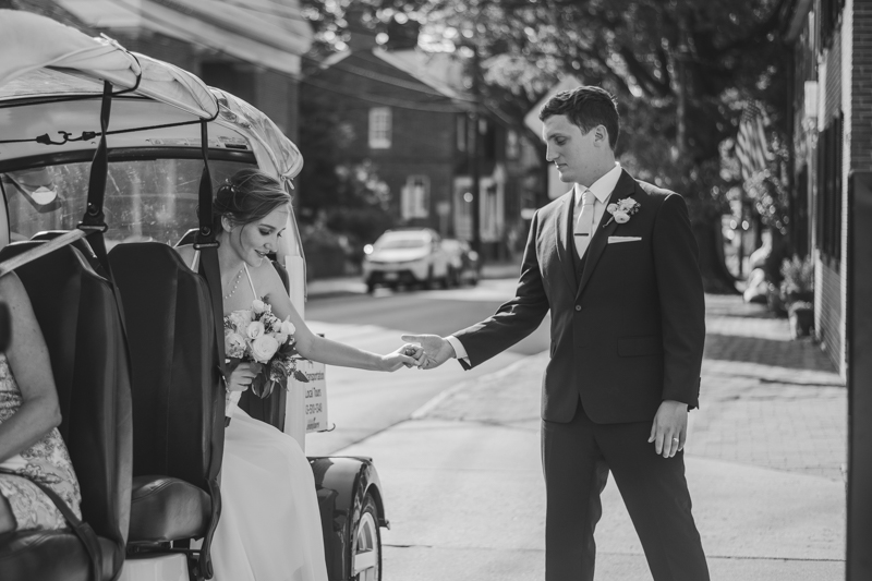 Summer wedding portraits at Downtown Annapolis by Britney Clause Photography, wedding photographers in Maryland