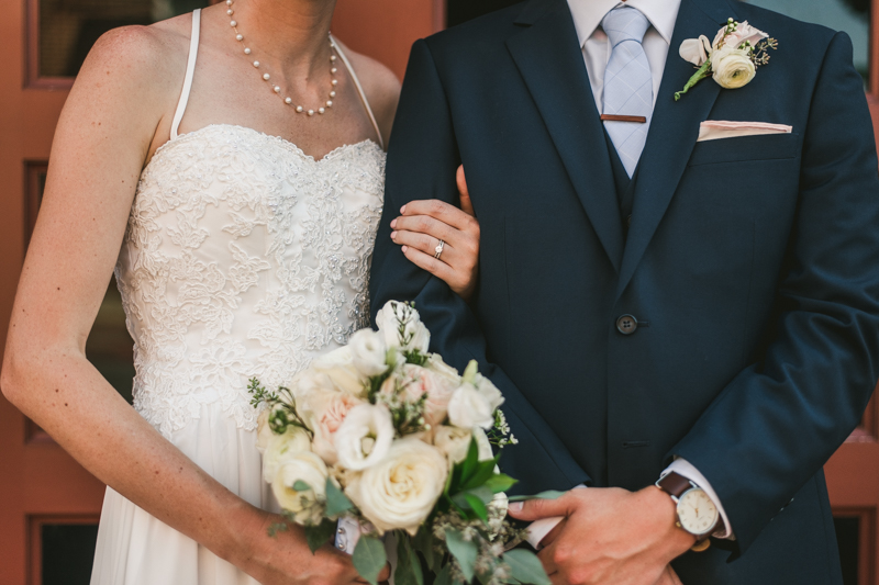 Summer wedding portraits at Downtown Annapolis by Britney Clause Photography, wedding photographers in Maryland