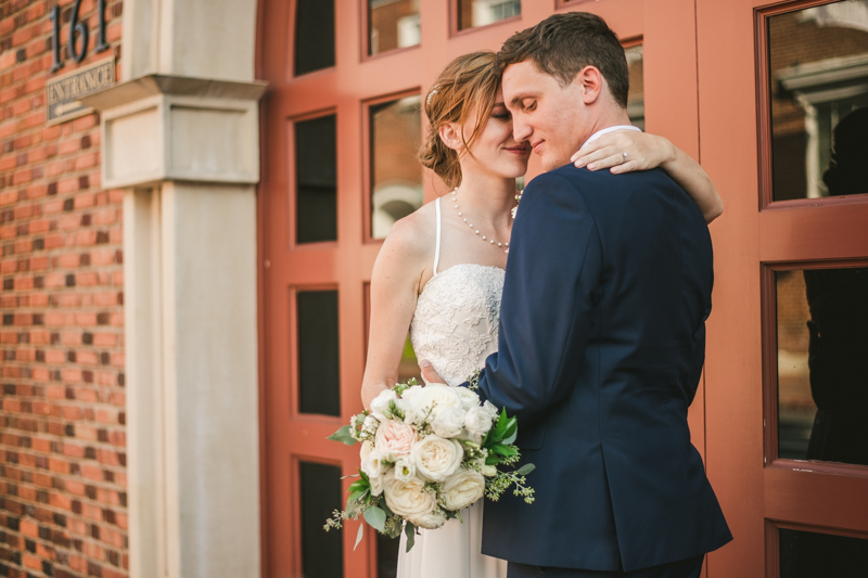 Summer wedding portraits at Downtown Annapolis by Britney Clause Photography, wedding photographers in Maryland