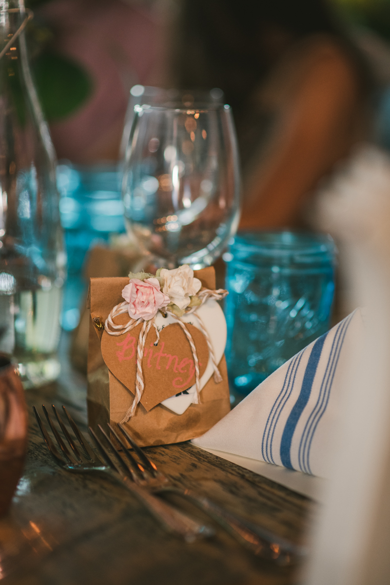 A July wedding reception at Blackwall Hitch restaurant in Annapolis, by Britney Clause Photography, wedding photographers in Maryland