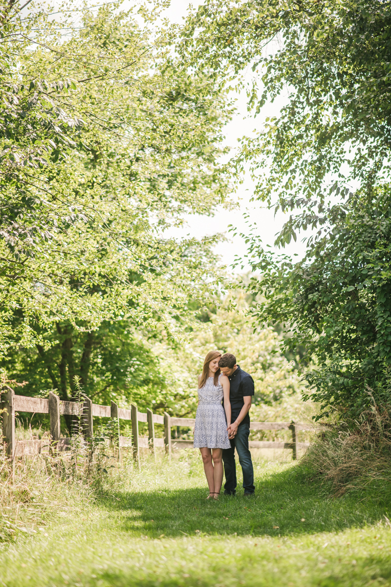 A beautiful engagement session at Kinder Farm Park with Britney Clause Photography, wedding photographers in Maryland