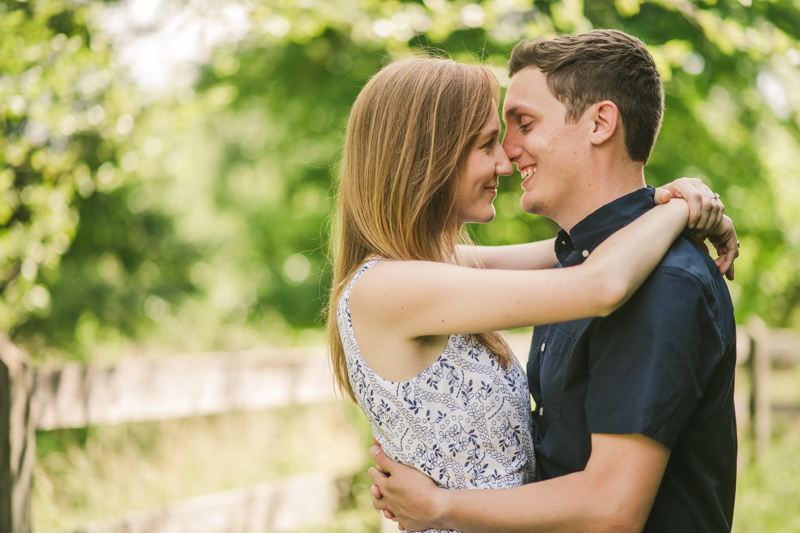 A beautiful engagement session at Kinder Farm Park with Britney Clause Photography, wedding photographers in Maryland