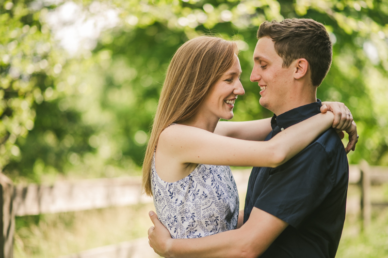 A beautiful engagement session at Kinder Farm Park with Britney Clause Photography, wedding photographers in Maryland