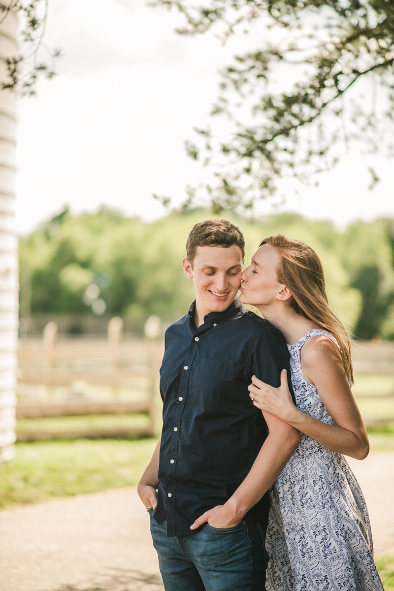 A beautiful engagement session at Kinder Farm Park with Britney Clause Photography, wedding photographers in Maryland