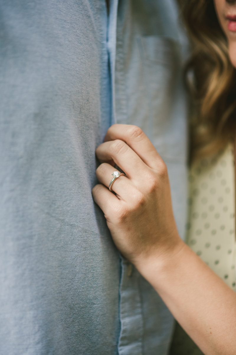 A gorgeous engagement session in Annapolis Maryland at Sherwood Forest by Britney Clause Photography