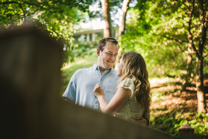 A gorgeous engagement session in Annapolis Maryland at Sherwood Forest by Britney Clause Photography