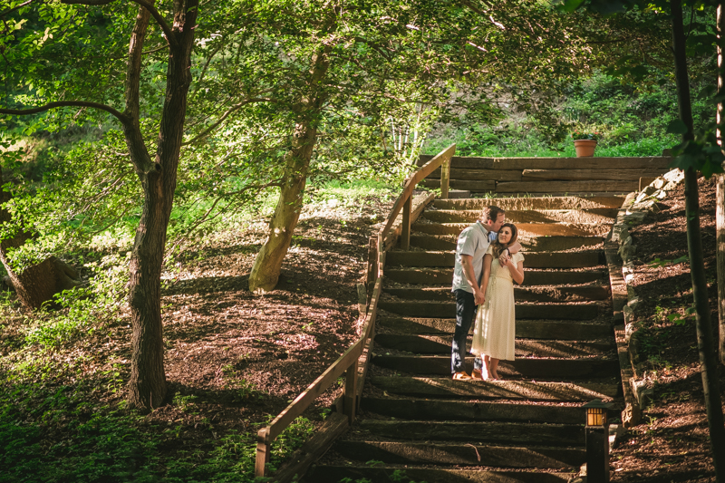 A gorgeous engagement session in Annapolis Maryland at Sherwood Forest by Britney Clause Photography