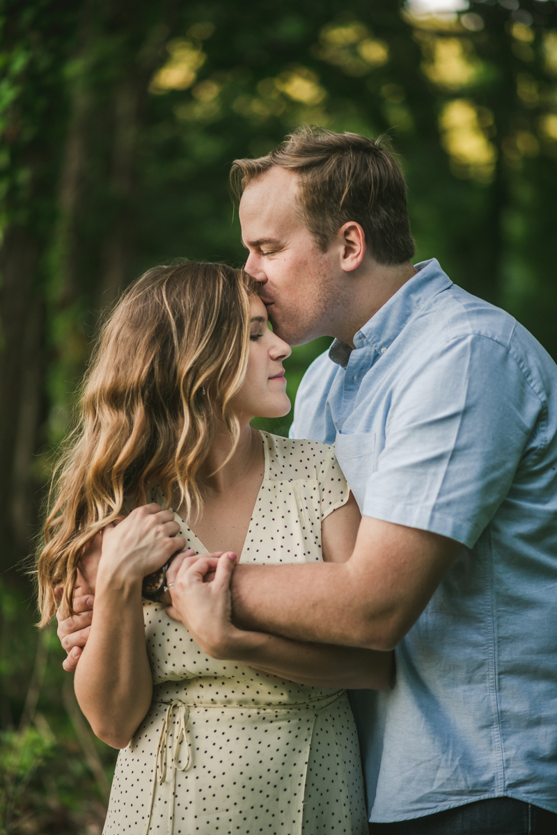 A gorgeous engagement session in Annapolis Maryland at Sherwood Forest by Britney Clause Photography