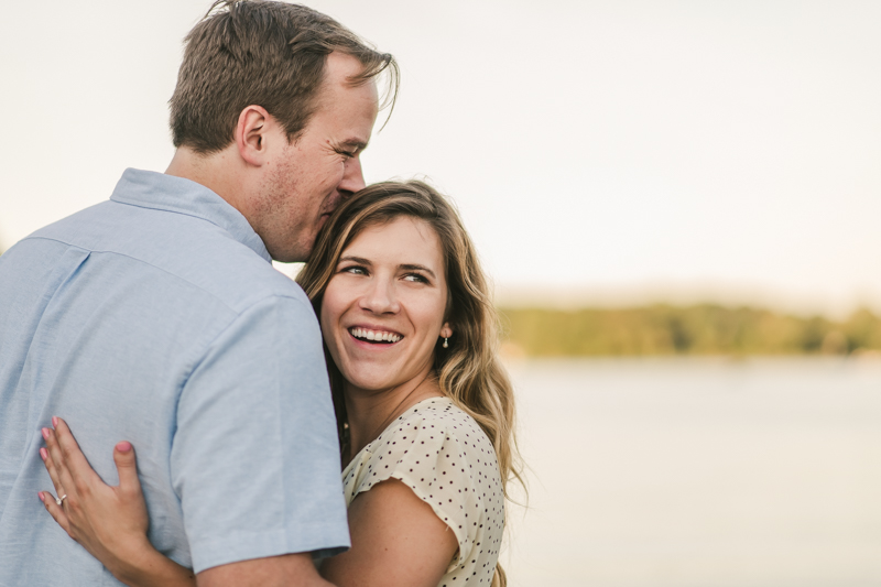 A gorgeous engagement session in Annapolis Maryland at Sherwood Forest by Britney Clause Photography