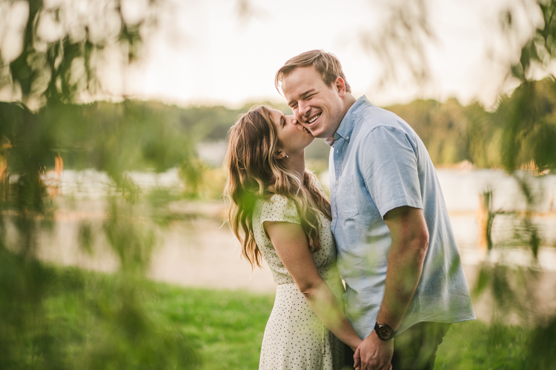 A gorgeous engagement session in Annapolis Maryland at Sherwood Forest by Britney Clause Photography