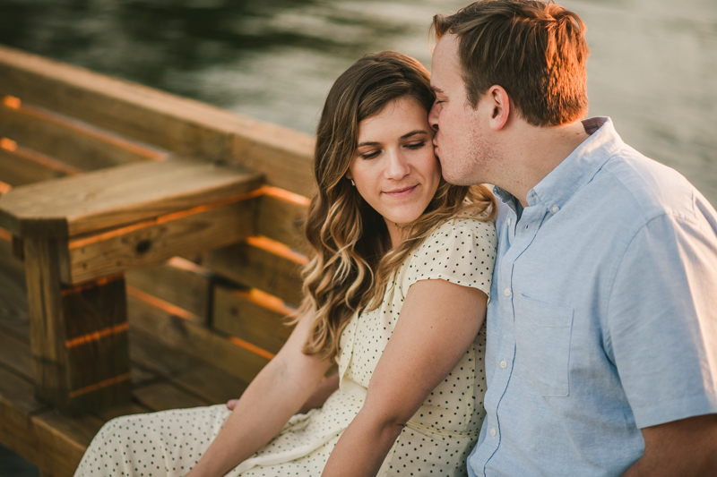 A gorgeous engagement session in Annapolis Maryland at Sherwood Forest by Britney Clause Photography