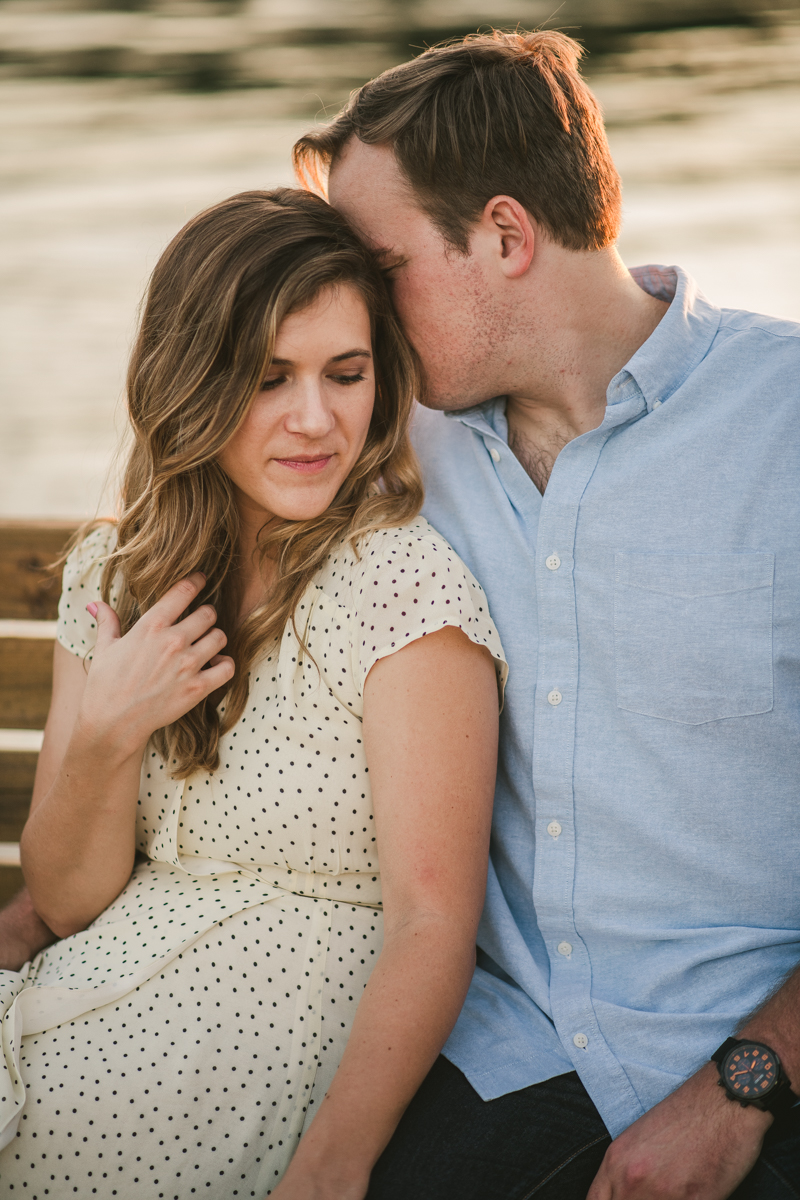 A gorgeous engagement session in Annapolis Maryland at Sherwood Forest by Britney Clause Photography