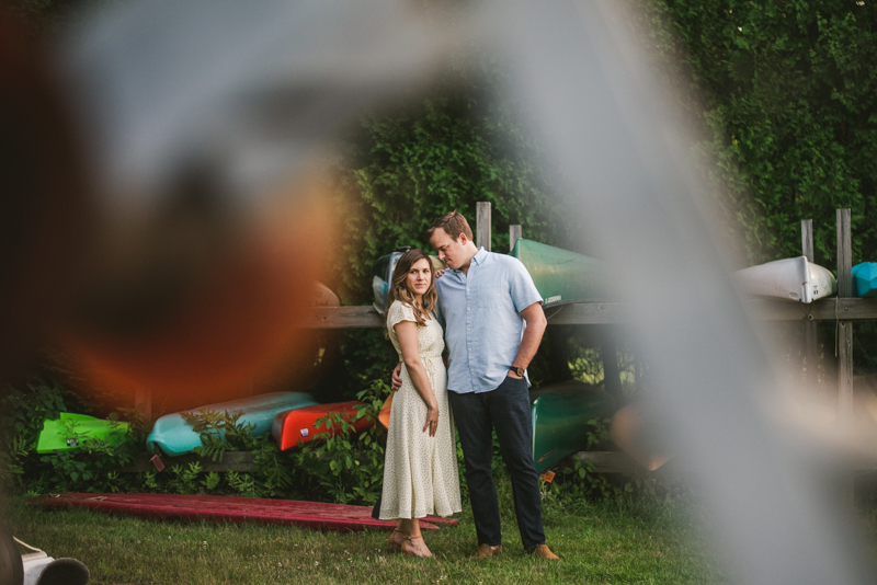 A gorgeous engagement session in Annapolis Maryland at Sherwood Forest by Britney Clause Photography