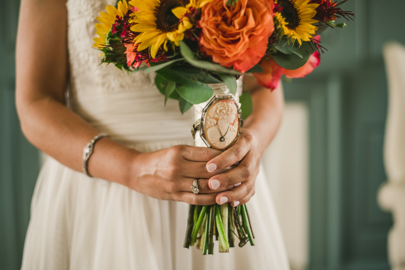 Gorgeous summer wedding flowers by Ory Custom Florals at Dulany's Overlook in Frederick Maryland by Britney Clause Photography, wedding photographers in Maryland