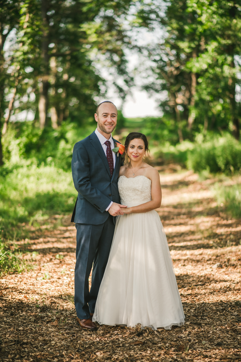 A gorgeous summer wedding at Dulany's Overlook in Frederick Maryland by Britney Clause Photography, wedding photographers in Maryland. 