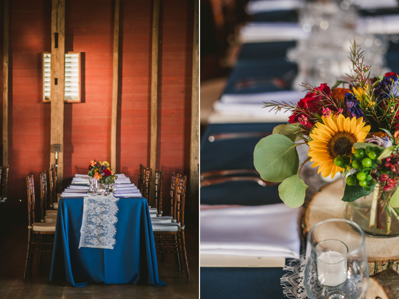 Gorgeous summer wedding flowers by Ory Custom Florals at Dulany's Overlook in Frederick Maryland by Britney Clause Photography, wedding photographers in Maryland