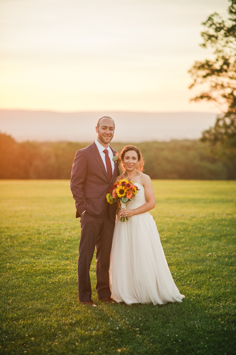 A gorgeous summer wedding at Dulany's Overlook in Frederick Maryland by Britney Clause Photography, wedding photographers in Maryland. 