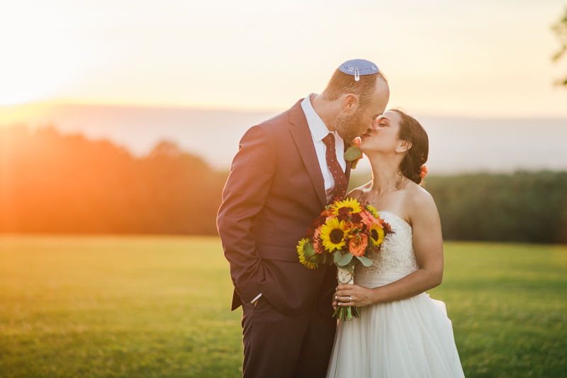 A gorgeous summer wedding at Dulany's Overlook in Frederick Maryland by Britney Clause Photography, wedding photographers in Maryland. 